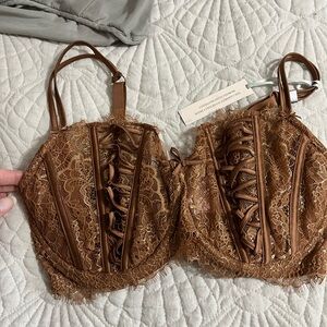 Wicked unlined caramel color bra. 36DDD with tags